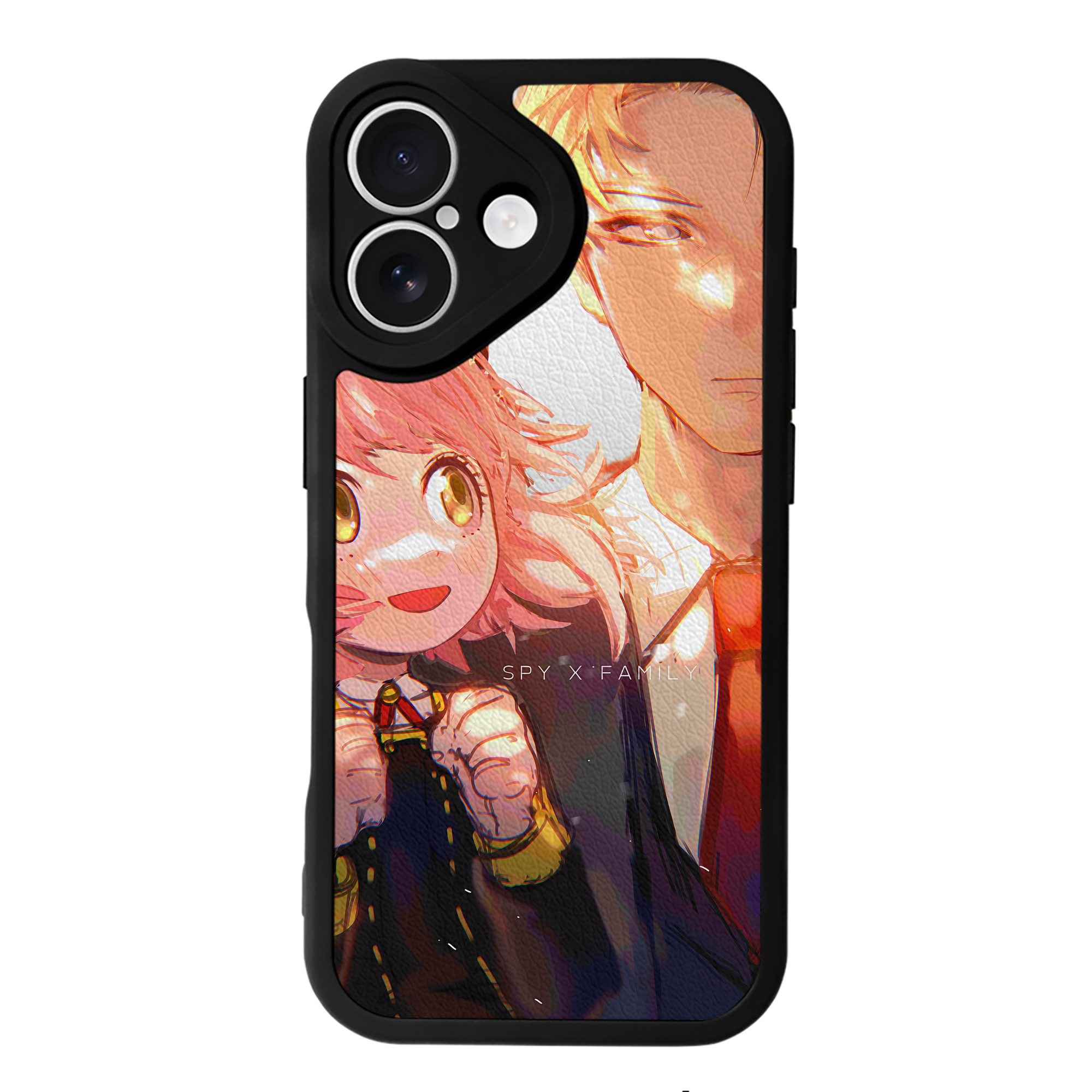 （画像用） SPY×FAMILY间谍家家酒 【iPhone 16シリーズ対応】シリコンスマホケース（レザー調） 材質：シリコン